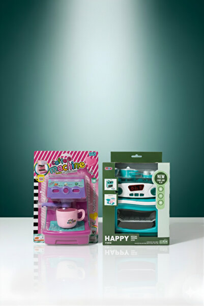 NinoToys Toy Coffee Machine and Oven Set of 2