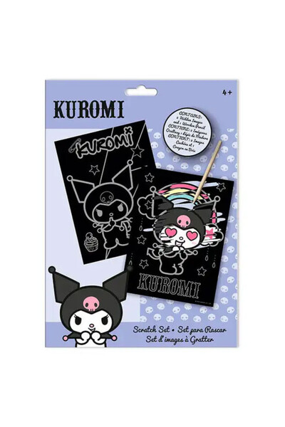 Hello Kitty Kuromi scratch engraving set