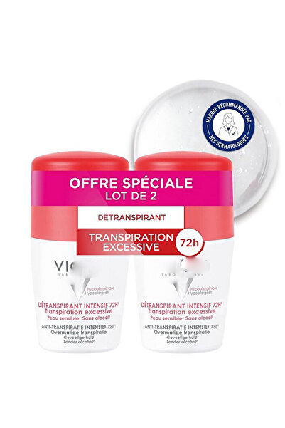 Genrics Intensive 72H Anti-Perspirant Roll-On for Excessive Sweating – Pack of 2