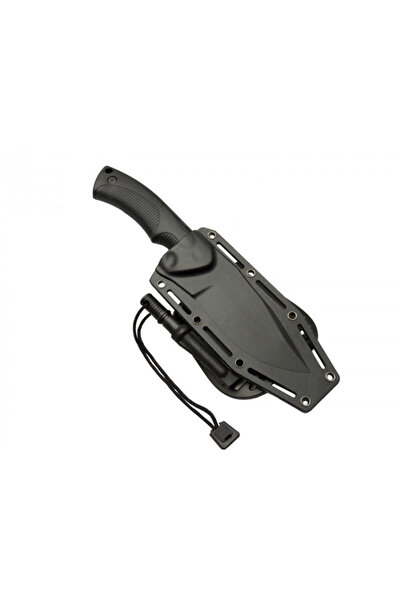 NOMOTHETIC Taktikal Magnezyum Çubuklu 23cm Kamp, Avcı, Balıkçı Gümüş Bıçak