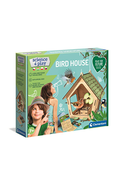 Colorate Πολύχρωμο σετ κατασκευής σπιτιού για πουλιά Clementoni