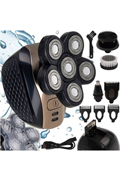 KESNUP Aparat de ras profesional cu 6 lame, rezistent la apă IPX6, timp de fu...