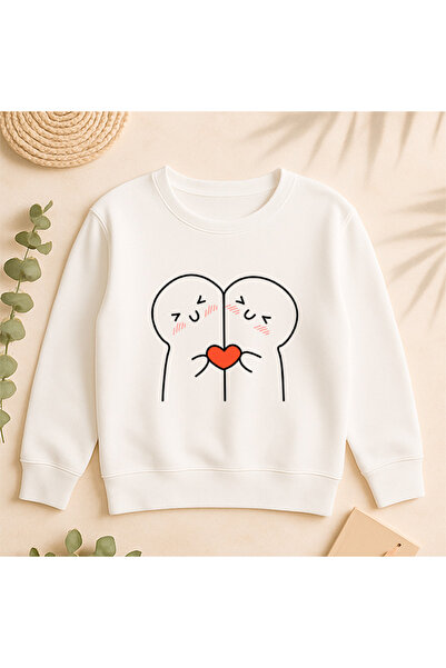 SVART WEAR Sweatshirt Daily cu imprimare pe partea din față 100% bumbac Fancy...