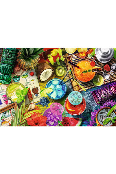 Trefl WOODEN PUZZLE 500+1 PIECES COLORFUL COCKTAILS