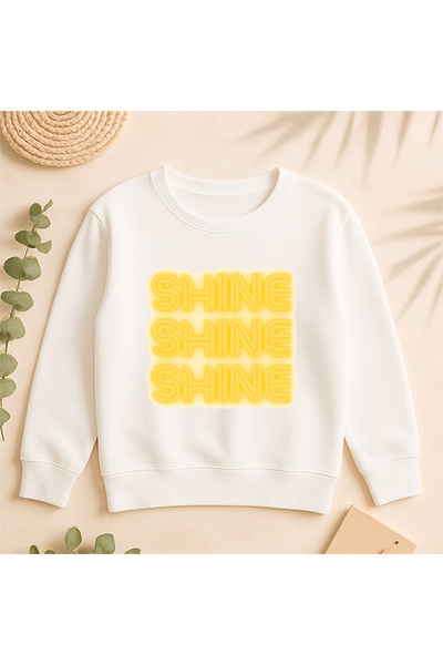 SVART WEAR Sweatshirt Daily cu imprimare pe partea din față 100% bumbac Fancy...