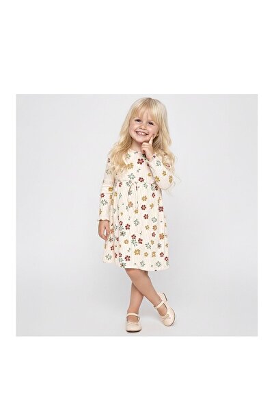 minella kids 2/5 Year Old Flower Print Dress Comfortable to Wear