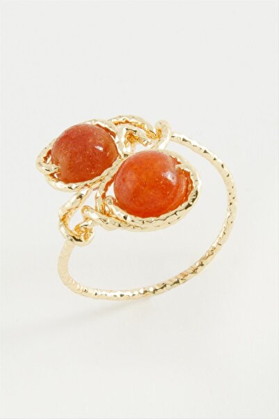 DİĞER1111 Ceyt Natural Stone Ring