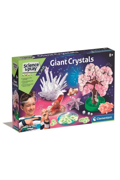 Colorate Colorful Science Mega Crystal Creation Lab Set Clementoni