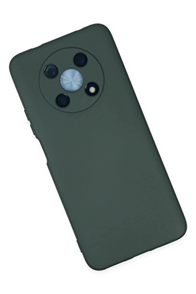 HarmonyAura Huawei Nova Y90 Case Nano Velvet Silicone Inside - Dark Green