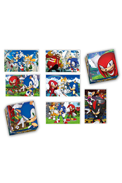 Sonic Hedgehog Characters 4 in 1 Clementoni Game Collection