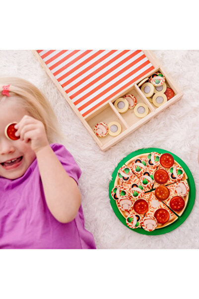 Melissa and Doug Wooden Pizza Party Play Set