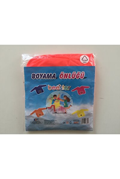 BEESTAR Yıkanabilir Uzun Kollu Boyama Önlüğü-Koyu Pembe / 3+Yaş (5-6 Yaş)