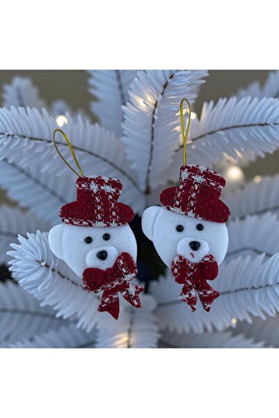 madamina Ornament pentru copac din pâslă din 2 bucăți, ornament decorativ dră...