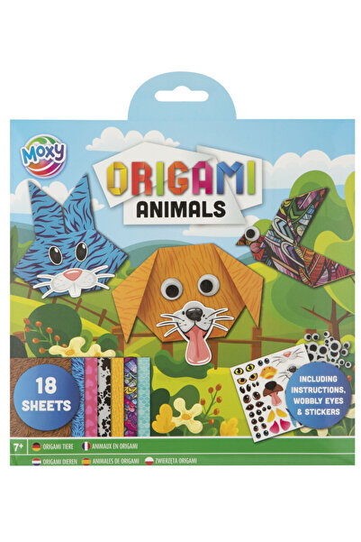 Colorate Colorful Flowers Origami Animals with Accessories