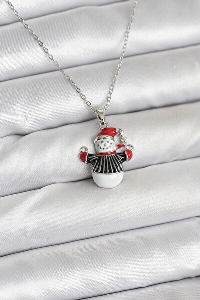 Lisinya 316L Steel Chain Silver Color Christmas Themed Women's Necklace with ...