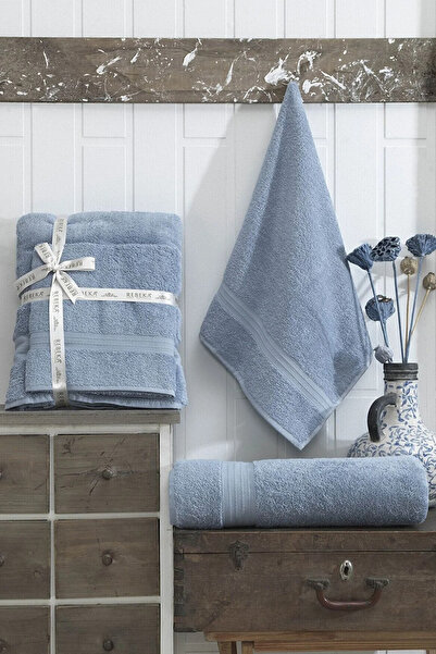 HRN Textile 2-Piece Cotton Luxury King Size Bath Towel Set
