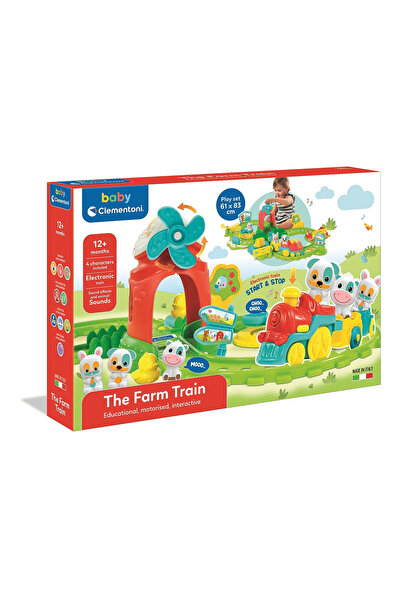Animals Интерактивна ферма Choo-Choo Animals, влакче Clementoni