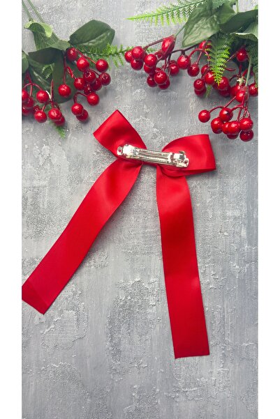 Toka Perisi Handmade Red Ribbon Women's Teen Automatic 8 cm Buckle