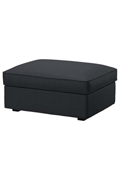 IKEA VIMLE Cover for footstool with storage, Gunnared medium grey