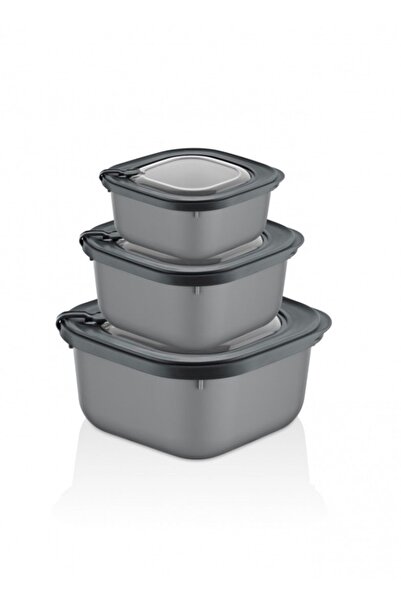 ELİFSU HOME 3 Piece Storage Container Set (600-1100-1800 ml)