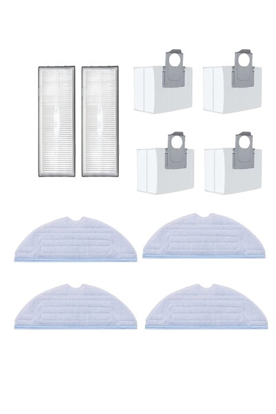 ROPALDE مجموعة قطع غيار متوافقة مع مكنسة روبوروك الآلية S7، S7 Plus، S7 MaxV،...