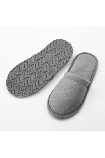 IKEA TÅSJÖN Slippers, grey, S/M