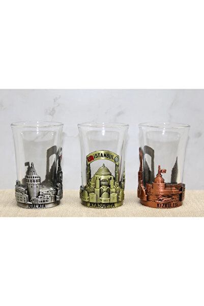 Marsilyan Istanbul themed shot glass alk4313