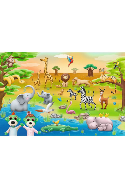 Trefl Puzzle Trefl 24 Maxi Babies And The Bear Safari