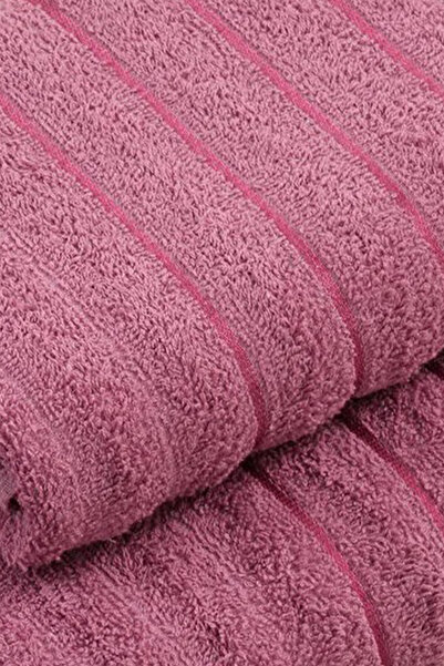 HRN Textile Set of 2 Cotton Wave Bath Towels