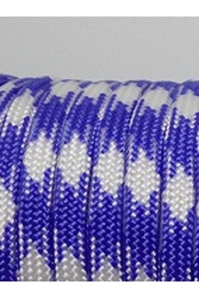 moonparacord Dog Walking Rope Blue White 210 cm