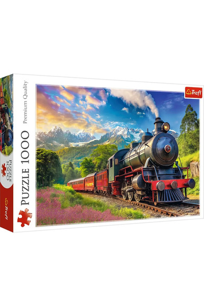 Trefl Παζλ Trefl 1000 τεμαχίων - Ταξίδι με τρένο
