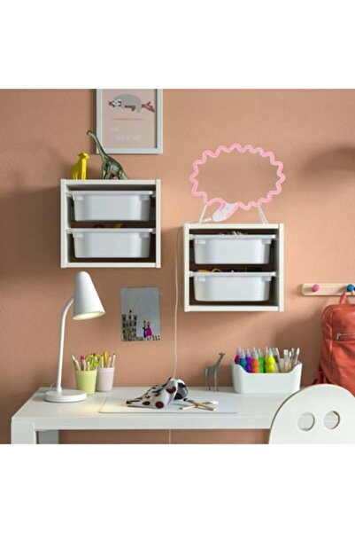 IKEA SPIKEN LED night light, otter-shaped battery-operated/multicolour, 15 cm