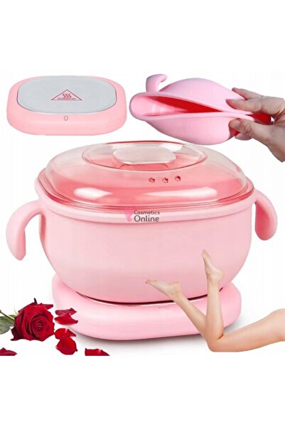 amelie Incalzitor cu bol din silicon pentru incalzit ceara traditionala de 40...