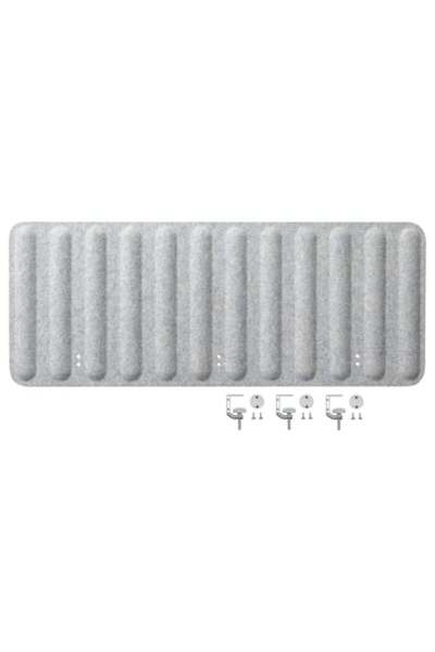 IKEA EILIF Screen for desk, grey, 80 x 48 cm