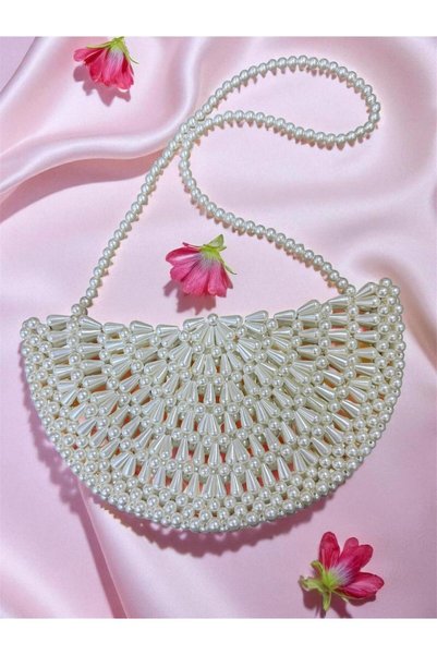BONİTA Oyster Model Pearl Shoulder Bag
