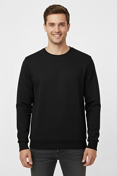 DYNAMO Men's Crew Neck Sweater Honeycomb Knit Classic Pattern 6635 Bgl-St04929