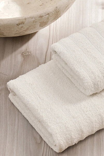 HRN Textile Set of 2 Cotton Wave Bath Towels
