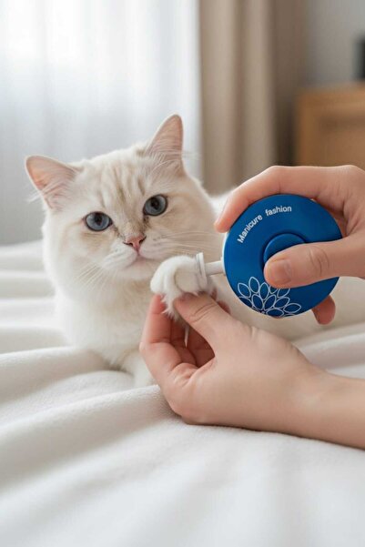 Findify Store Kedi Tırnak Bakım Törpüsü Sessiz Motorlu Pilli Pati Tırnak Kesm...