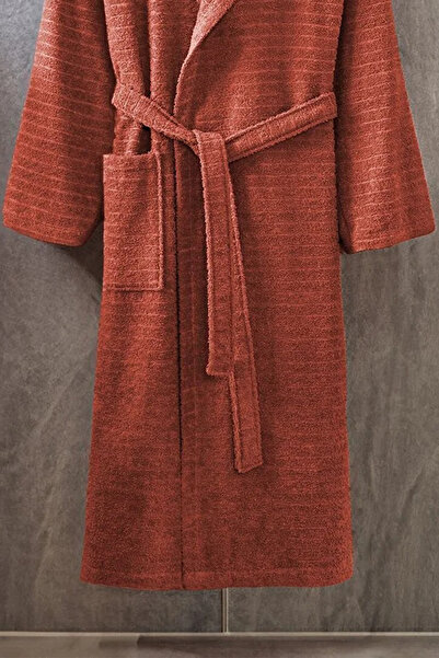 HRN Textile Cotton Nature Hooded Bathrobe