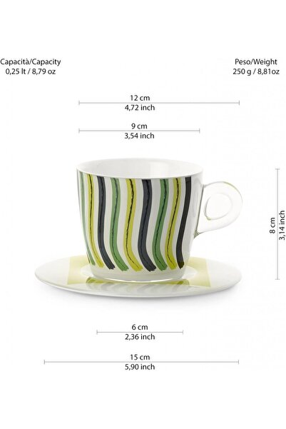 Omada PLEXART Mugs and Cups Set of 2 Tea Mugs - Swing