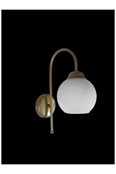 DEDE Cane Handle Antique Static Painted Applique with Matte White Glass Looking Downwards