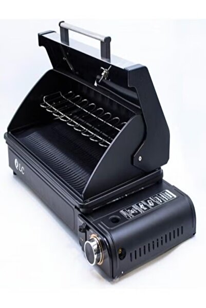 DLC Portable multi-purpose gas grill for travel with carrying case