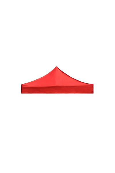 KlaussTech Tent Roof Tarpaulin 3x3m, Waterproof, Red