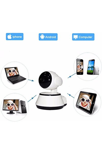 Miskat Trading Wireless Pan Tilt 720P WiFi IP Security Camera with Night Vision