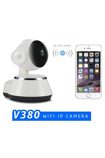 Miskat Trading WiFi IP Camera V 380 360 Degree Moving CCTV Camera Wireless Mini IP Camera
