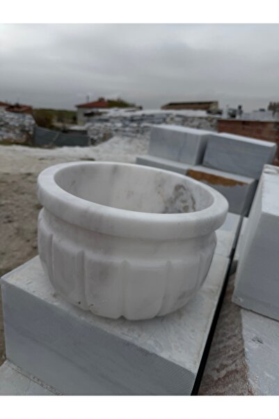 Genel Markalar Beyaz mermer kurna modern desen fiyonk