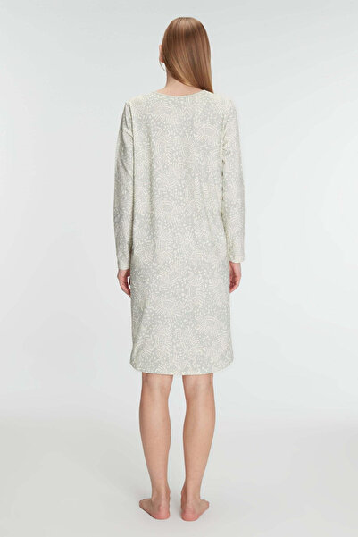 ALFA AKSESUAR 03 Cotton Long Sleeve Nightgown