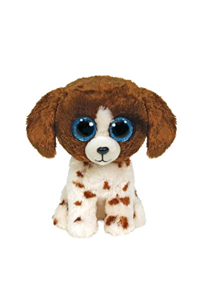 TY PLUS 15CM DOG BROWN WHITE