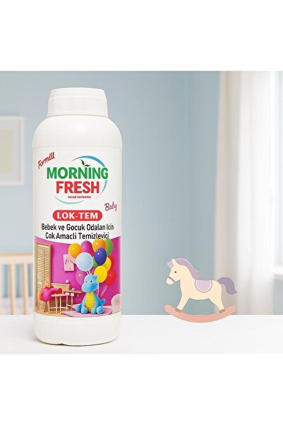 MORNİNG FRESH LOK-TEM Çok Amaçlı Genel Temizlik 1 Litre-BABY BEBEK VE ÇOCUK ODALARI İÇİN ÖZEL