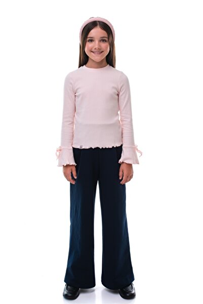 SUZIE Girls' pink cotton blouse